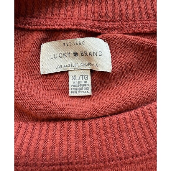 EUC Lucky Brand Sweater Size X Large Bust 54" Nubby Knit Split Hem - Picture 3 of 8